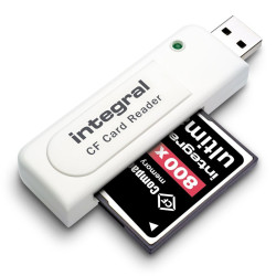 Integral Single Slot USB Compact Flash Card Reader