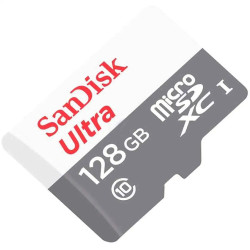 SanDisk 128GB Ultra microSD UHS-I Class 10 Memory Card 100 MB/s