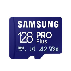 Samsung 128GB Pro Plus microSD Card + SD Adapter-  180 MB/s