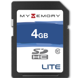 MyMemory LITE  4GB SD Card (SDHC)